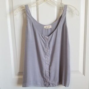 Bella Dahl light blue sleeveless tank